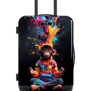 Monkey  Meditation Print