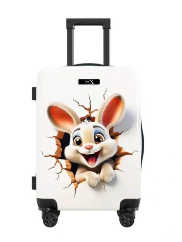white Rabbit Print